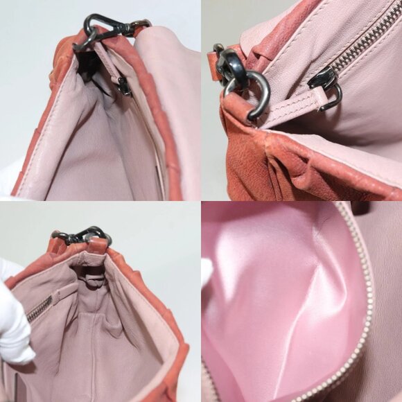 PRADA Shoulder Bag Leather Red Auth KD264 - Picture 13 of 15